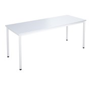 12:38 FSC bord akustiklaminat 180x70 cm hvidt understel