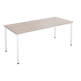 12:38 FSC bord HT 180x80 cm hvidt understel