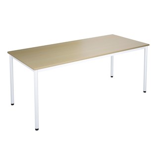 12:38 FSC bord HT 180x80 cm hvidt understel