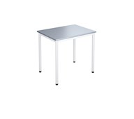 12:38 FSC bord HT 80x60 cm hvidt understel