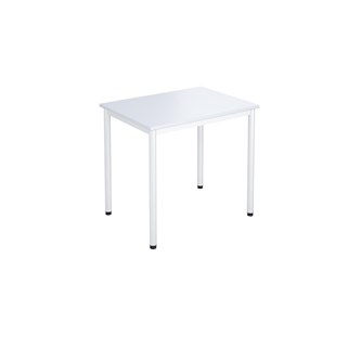 12:38 FSC bord HT 80x60 cm hvidt understel