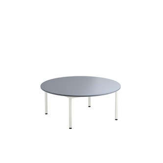 12:38 FSC bord HT rundt Ø120 cm hvidt understel