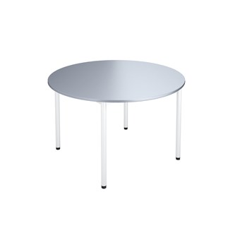 12:38 FSC bord HT rundt Ø120 cm hvidt understel