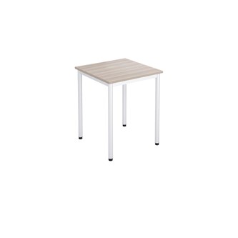 12:38 FSC bord akustik optimal laminat 70x70 cm hvidt understel