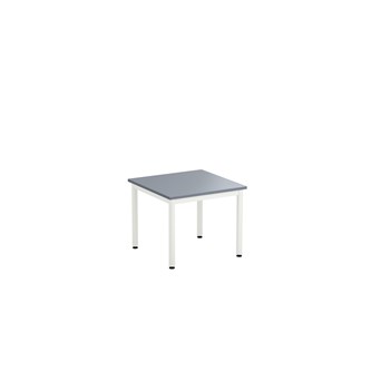 12:38 FSC bord DL 70x70 cm hvidt understel