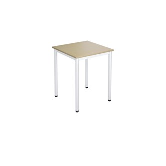 12:38 FSC bord DL 70x70 cm hvidt understel