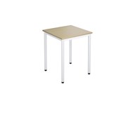 12:38 FSC bord HT 70x70 cm hvidt understel