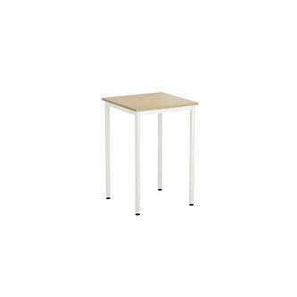 12:38 FSC bord DL 70x70 cm hvidt understel