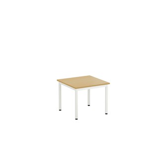 12:38 FSC bord HT 60x60 cm hvidt understel