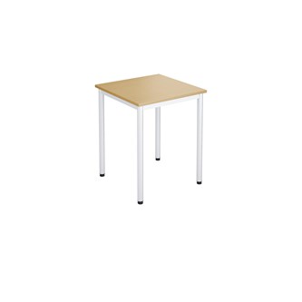 12:38 FSC bord HT 60x60 cm hvidt understel