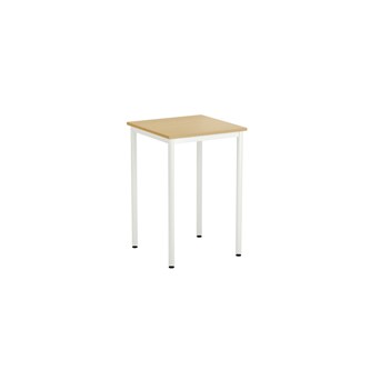 12:38 FSC bord HT 60x60 cm hvidt understel