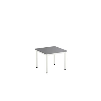 12:38 FSC bord akustik optimal laminat 70x70 cm hvidt understel