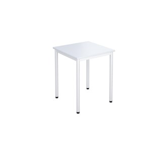 12:38 FSC bord DL 70x70 cm hvidt understel