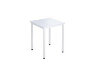 12:38 bord HT 60x60 cm hvidt understel
