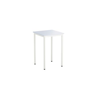 12:38 FSC bord DL 70x70 cm hvidt understel