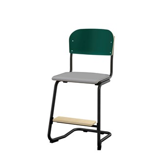 Matte FSC stol sh 45 cm lille sæde sort stel