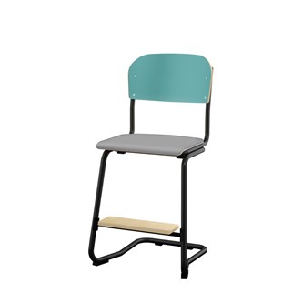 Matte FSC stol sh 45 cm lille sæde sort stel