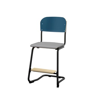 Matte FSC stol sh 45 cm lille sæde sort stel