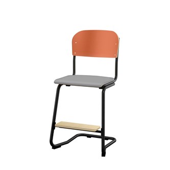 Matte FSC stol sh 45 cm lille sæde sort stel