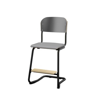 Matte FSC stol sh 45 cm lille sæde sort stel