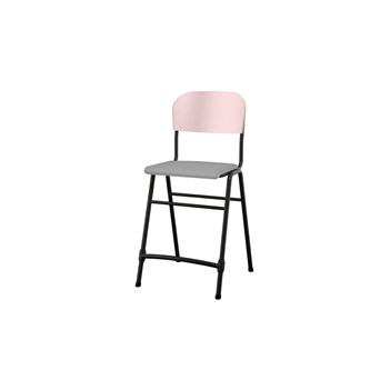 Matte FSC stol sh 54 cm lille sæde sort stel