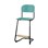 Matte FSC stol sh 57/63 cm lille sæde sort stel