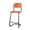 Matte FSC stol sh 57/63 cm lille sæde sort stel