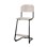Matte FSC stol sh 57/63 cm lille sæde sort stel