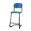 Matte FSC stol sh 57/63 cm lille sæde sort stel