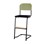 Matte FSC stol sh 45/63 cm lille sæde sort stel