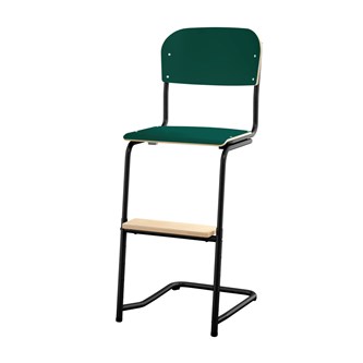 Matte FSC stol sh 45/63 cm lille sæde sort stel