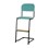Matte FSC stol sh 45/63 cm lille sæde sort stel