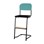 Matte FSC stol sh 45/63 cm lille sæde sort stel