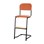 Matte FSC stol sh 45/63 cm lille sæde sort stel