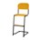 Matte FSC stol sh 45/63 cm lille sæde sort stel