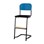 Matte FSC stol sh 45/63 cm lille sæde sort stel