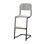 Matte FSC stol sh 45/63 cm lille sæde sort stel