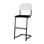 Matte FSC stol sh 45/63 cm lille sæde sort stel