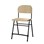 Matte FSC stol sh 54 cm stort sæde sort stel
