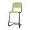 Matte FSC stol sh 57/63 cm stort sæde sort stel