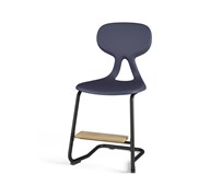 Poly C large m/fodstøtte sh 45 cm sort understel