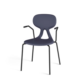 Poly 4 large m/armlæn sh 45 cm sort understel