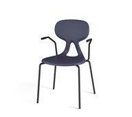 Poly 4 large m/armlæn sh 45 cm sort understel
