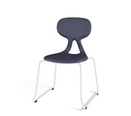 Poly bøjleben large sh 45 cm hvidt understel