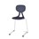 Poly D medium sh 45 cm hvidt understel