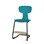 Take C stol large sh 45 cm m/fodstøtte sort understel