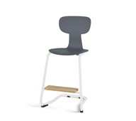 Take C stol medium sh 50 cm m/fodstøtte hvidt understel