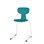 Take D stol medium sh 45 cm hvidt understel