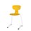 Take D stol medium sh 45 cm hvidt understel