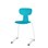 Take D stol medium sh 45 cm hvidt understel